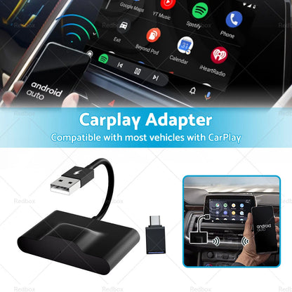 Wireless Carplay Adapter for Android Vehicles with CarPlay