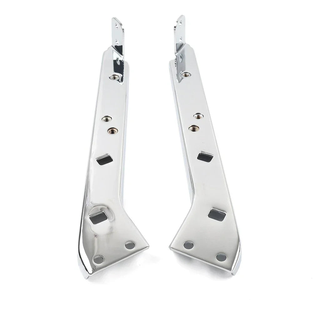 Saddlebag Rail Support Brackets for Harley Touring 1985-2008 Chrome