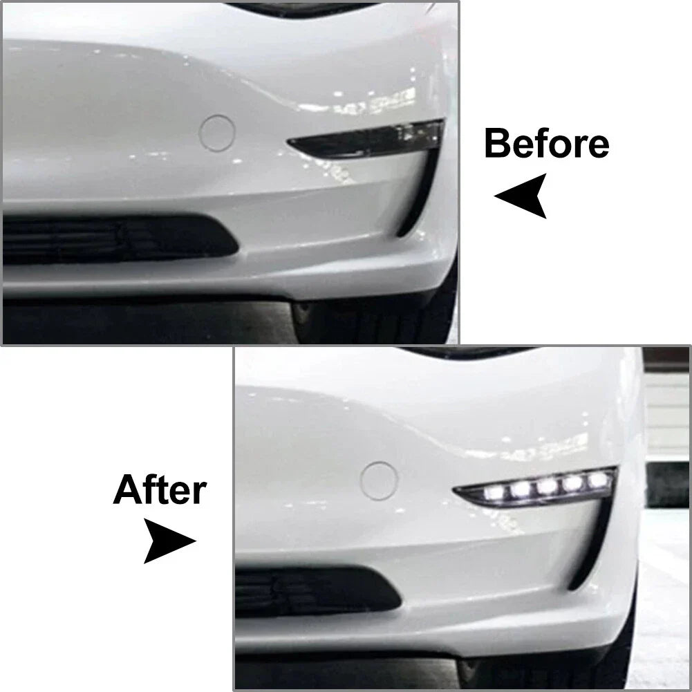 DRL Fog Lamp Daytime Running Light for Tesla Model 3, Model Y (2017-2024)