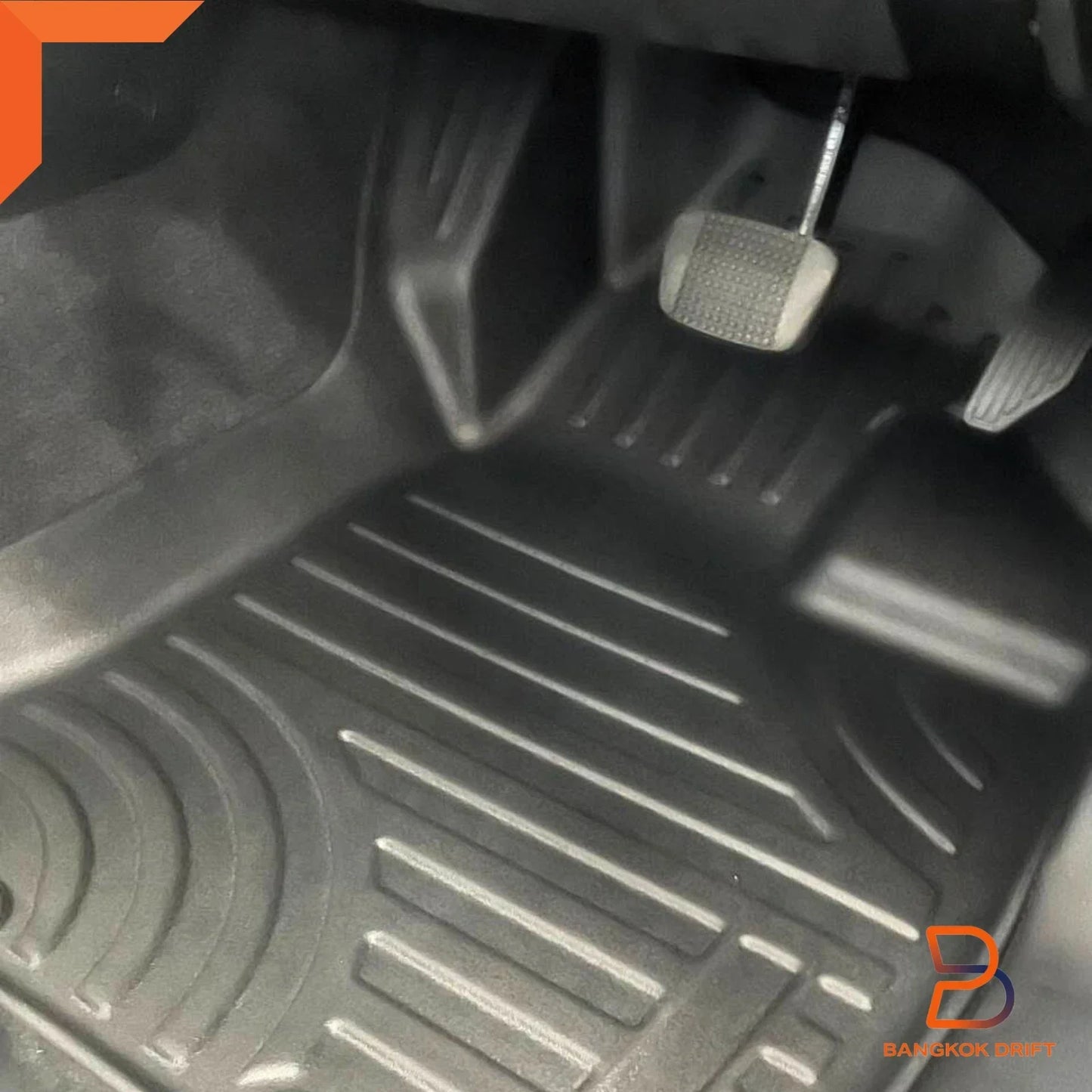 Premium 3D TPE All Weather Floor Mats for Ford Ranger 2022-2025 4-Door