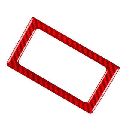 Rear Storage Box Frame Cover Trim for BMW 3 Series E36 (1994-1996) Carbon Fiber Red