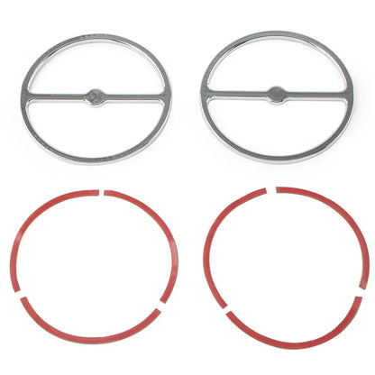 Speaker Trim Ring Covers for Harley Electra Tri Glide & Street Glide (2014-2023)