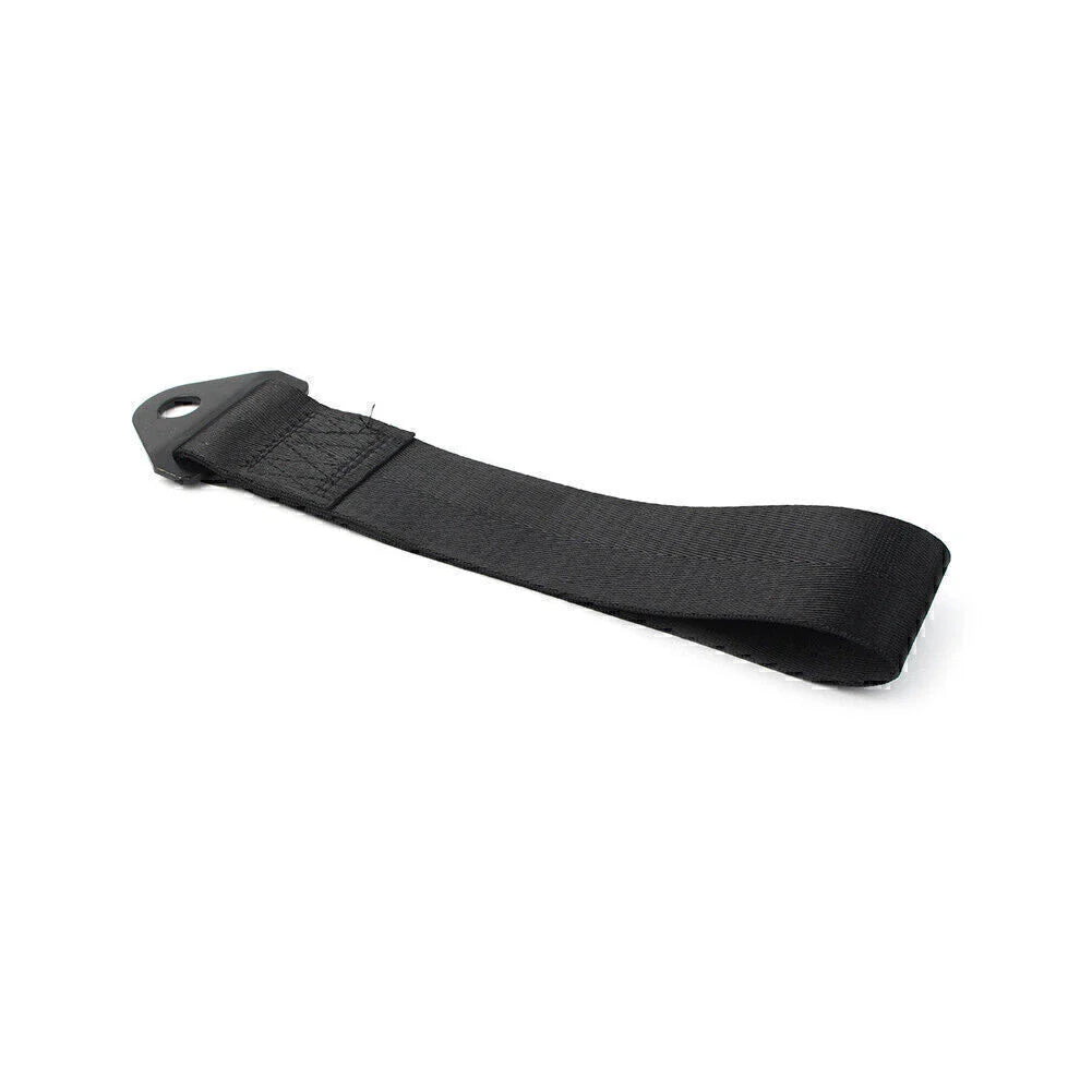 Black Racing Towing Strap Belt Rope for Universal Car Bumper