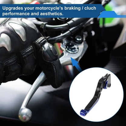 Adjustable Brake Clutch Levers for Honda CBR600RR (2003-2019) Black Blue