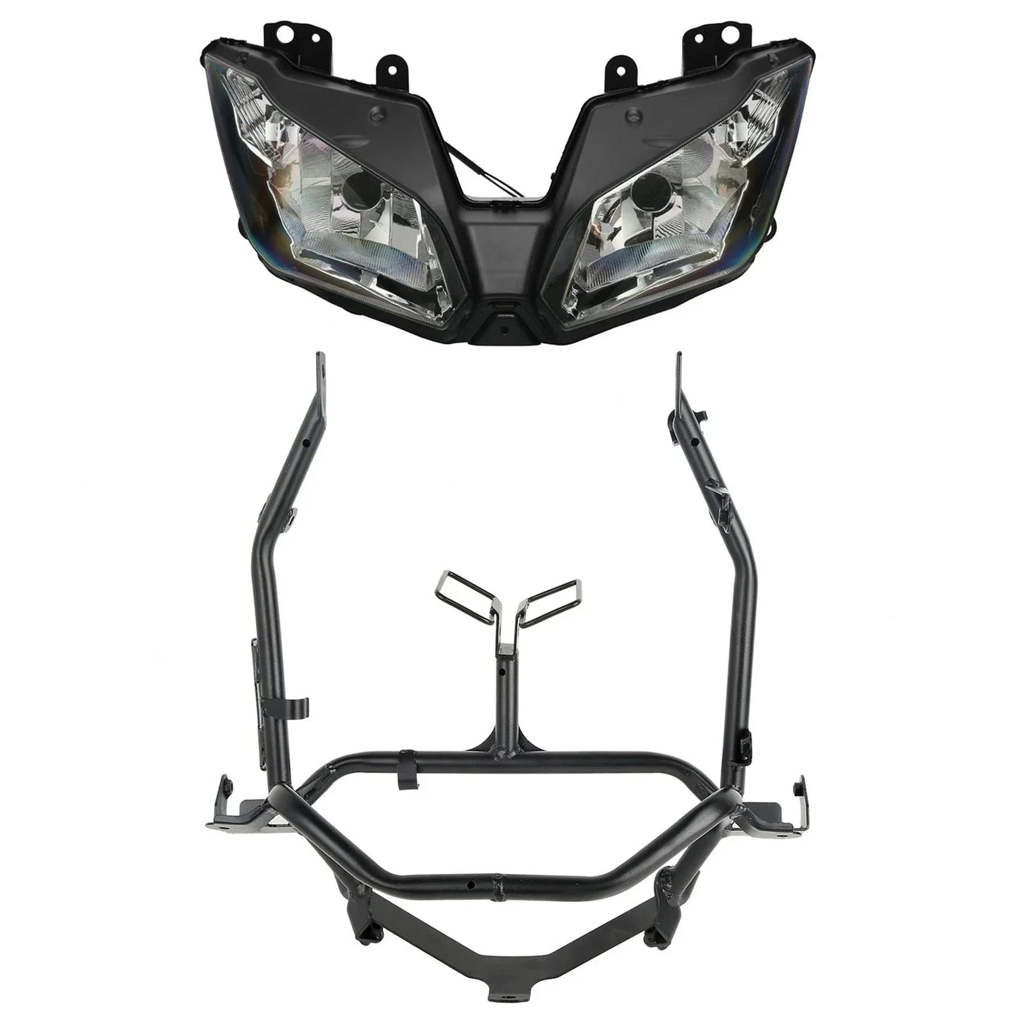 Headlight Assembly & Fairing Stay Bracket for Kawasaki Ninja 300 (2013-2017)