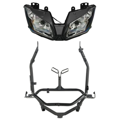 Headlight Assembly & Fairing Stay Bracket for Kawasaki Ninja 300 (2013-2017)