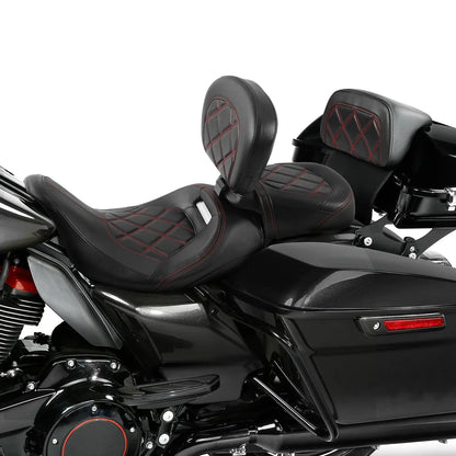 Driver & Passenger Seats Backrest for Harley Street Glide (2014-2023)