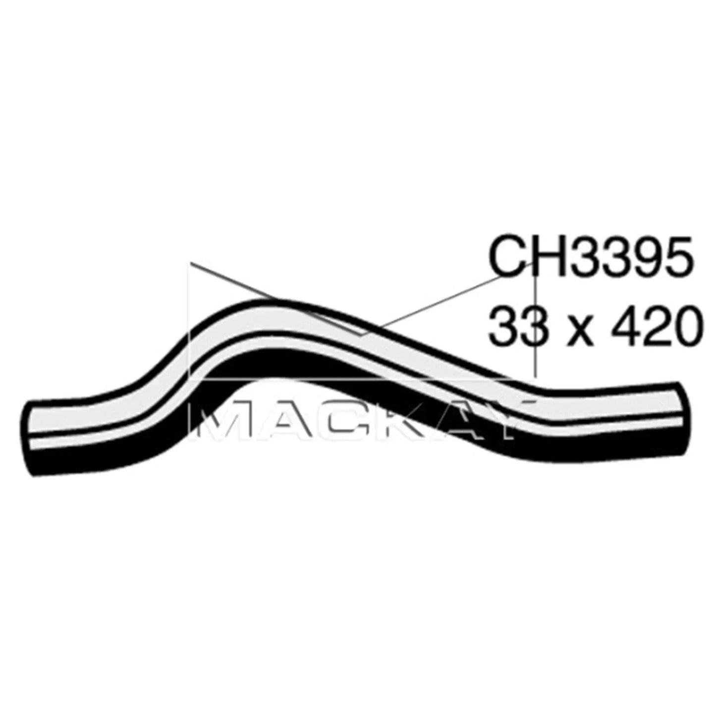 Upper Top Radiator Hose for Toyota Camry ACV36R 4cyl 2.4L 2AZ-FE 2002~2006