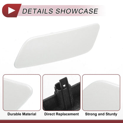 Front Left Washer Nozzle Cover for Lexus GS200t (2016-2019) - White 1 x Cap