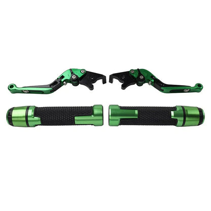 Folding Extendable Brake Clutch Levers & Handlebar Grips for Suzuki GSX-S750