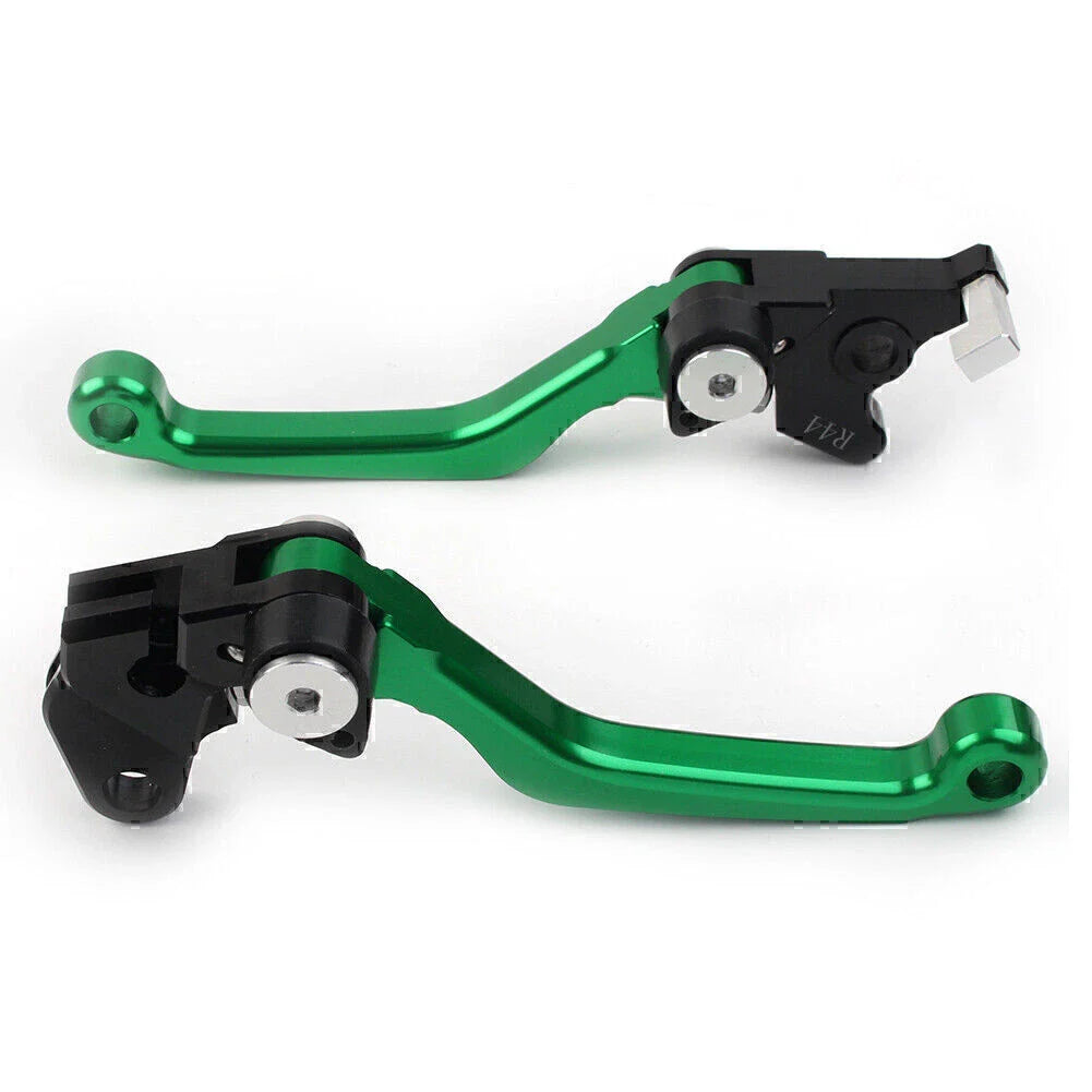 CNC Green Pivot Dirt Clutch Brake Levers for Kawasaki KLX250 D-Tracker (1993-1997)