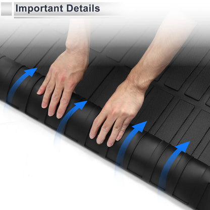 Cargo Liner Rear Trunk Mat for Honda CR-V 2012-2016 Long Grid Pattern TPE