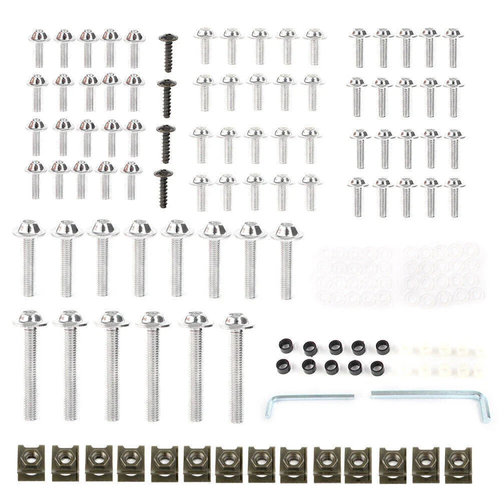 Fairing Bolt Kit Screws for Kawasaki Ninja ZX6R ZX7R ZX9R ZX14