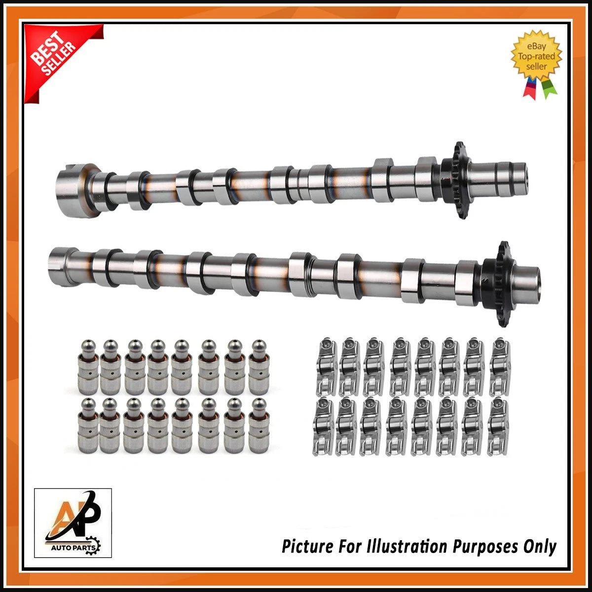 Engine Camshaft Kit with Rocker Arms and Tappets for DS4 DS5 DS7 (2010–2023)