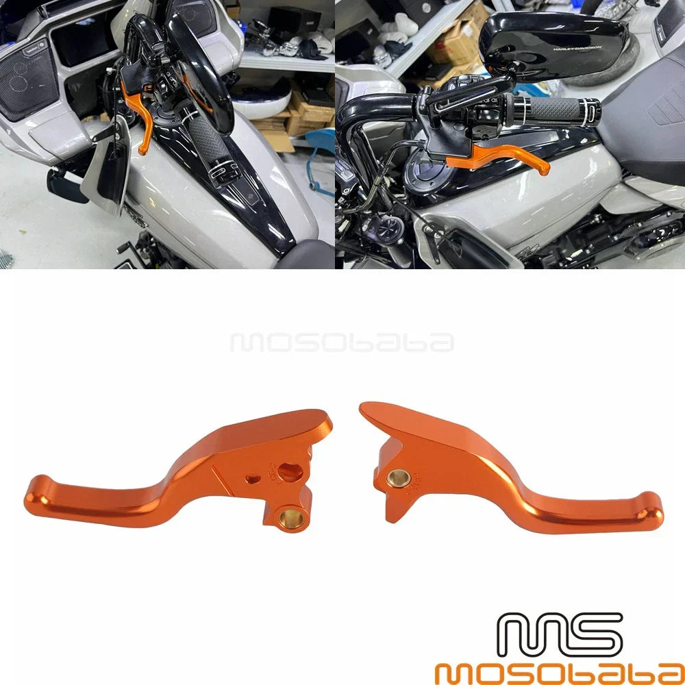 Brake & Clutch Levers for Harley FXLR FXST FXBB FXBR FXSB FLDE FLFB 2015-2024