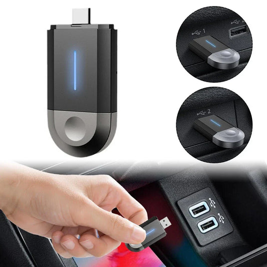 2 x Wired to Wireless CarPlay Android Auto Adapter Connectivity