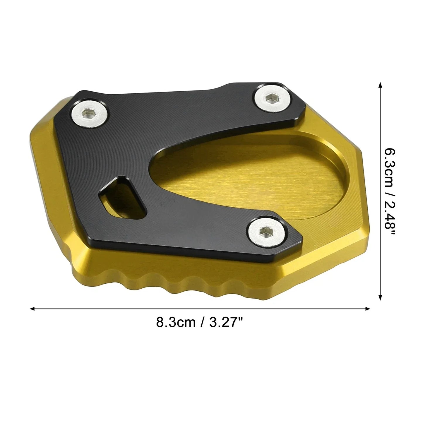 Motorcycle Kickstand Side Pad Gold Tone for Honda Monkey 125 (2018-2023)