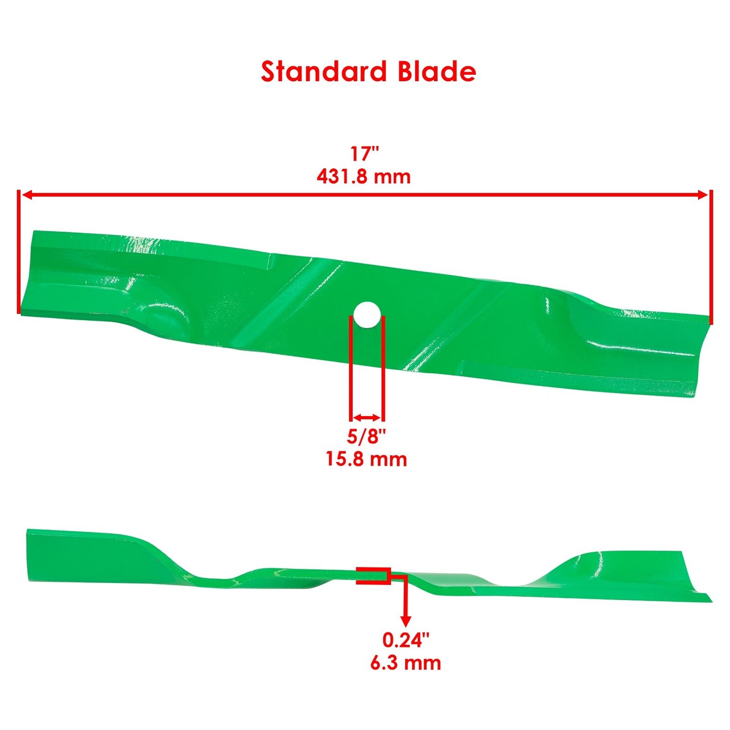 Deck Blade with Bolt Replacement for Dixie Chopper SE2550 SE2750 (2003–2004)