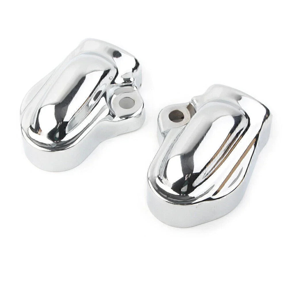 Chrome Rear Axle Nut Covers for Harley V-Rod VRSC Muscle VRSCF (2002-2017)