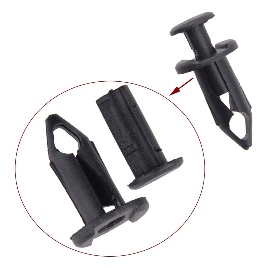 Car Bumper Fender Mudguard Fastener Clip Rivet for Honda Accord Civic (2003-2007)