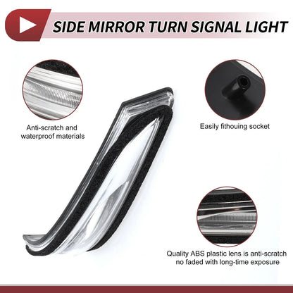Car Mirror Turn Signal Light for Hyundai Accent (2011-2014) Right LED