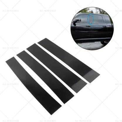 4 x Black Pillar Post Cover Trims for Cadillac Escalade (2007-2014)