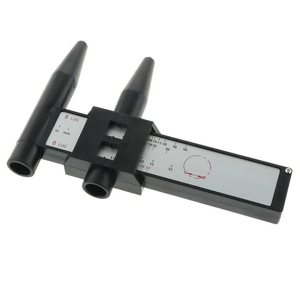 Wheel Pattern Gauge Tool Car PCD Ruler 4 5 6 8 Lug Automotive Tool