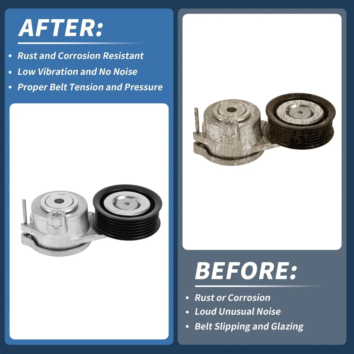 Belt Tensioner for Hyundai I40 (2011-2019) Metal 1 x Unit