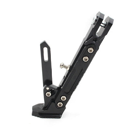 Stainless Steel Adjustable Kickstand for Motorcycles - Non-Slip Side Support