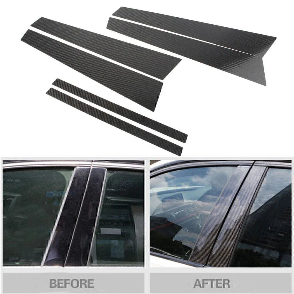 Carbon Fiber B Pillar Trim Covers for BMW 5 Series (2011-2017)