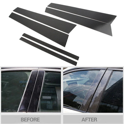 Carbon Fiber B Pillar Trim Covers for BMW 5 Series (2011-2017)