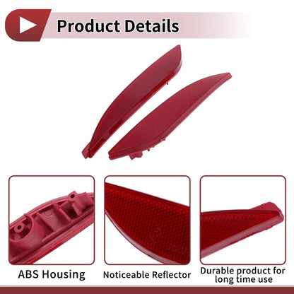 Rear Bumper Reflectors for Hyundai Sonata (2015-2019) - 2 x Reflectors