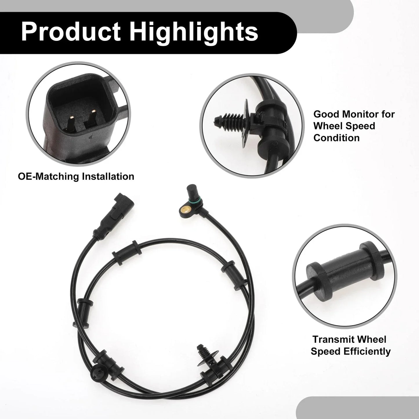 ABS Wheel Speed Sensor for Dodge Ram 2500 3500 Laramie (2003-2010)
