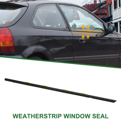 Front Left Weatherstrip Window Seal for Honda Civic (1996-2000)