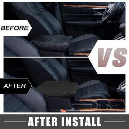 Car Center Console Armrest Cover Trim for Honda Accord (2008-2012) Black