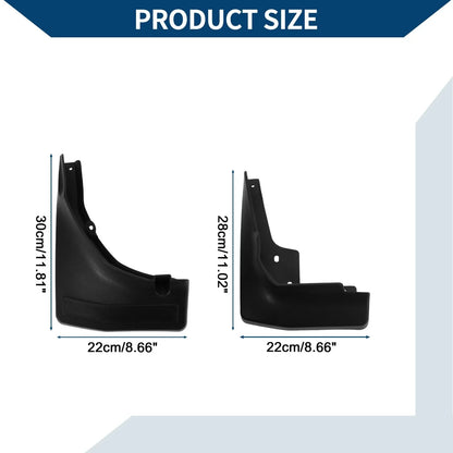 Mud Flaps Splash Guards Set for Mercedes-Benz GLC (2014-2016)