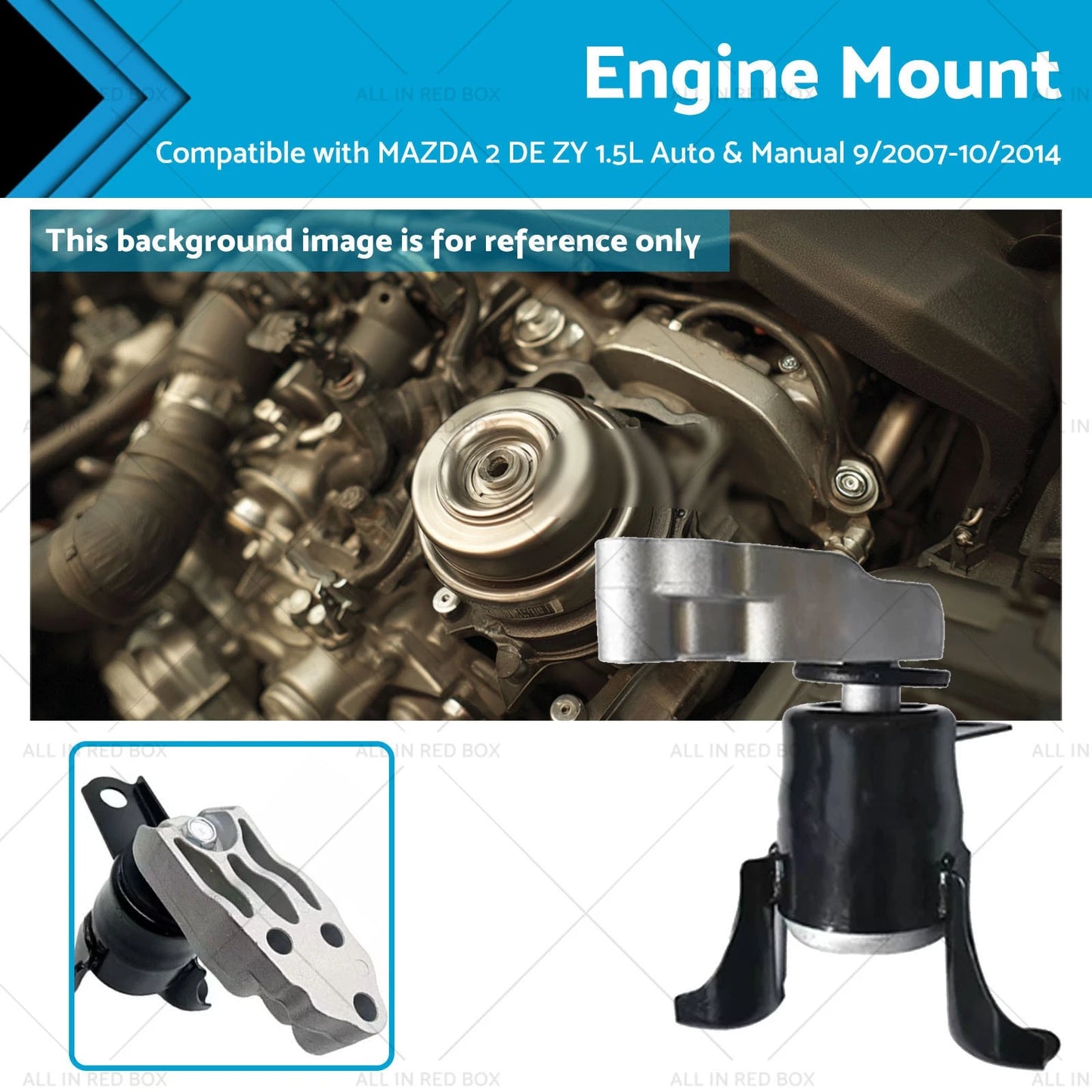Engine Mount RH for Mazda 2 1.5L Auto/Manual (2007-2014)