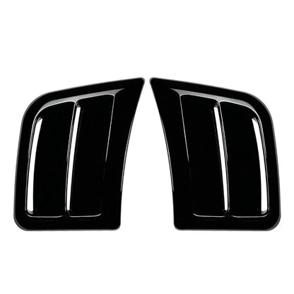 Black Front Bumper Side Air Vent Covers for Subaru Impreza WRX STI (2008-2014)