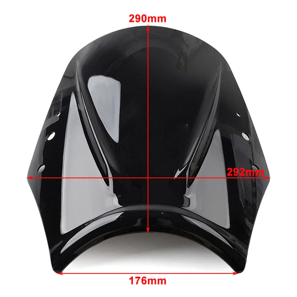 Universal Motorcycle Windshield Deflector for Various Makes & Models