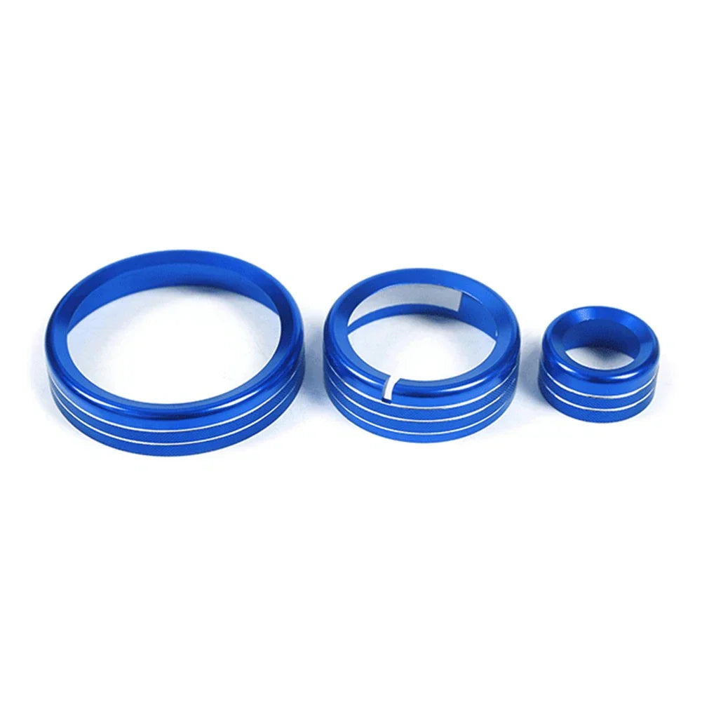 Blue Multimedia Knob Ring for Alfa Romeo Giulia Stelvio (2017-2019)
