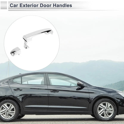 Front Left & Right Car Exterior Door Handles for Hyundai Elantra (2007-2012)