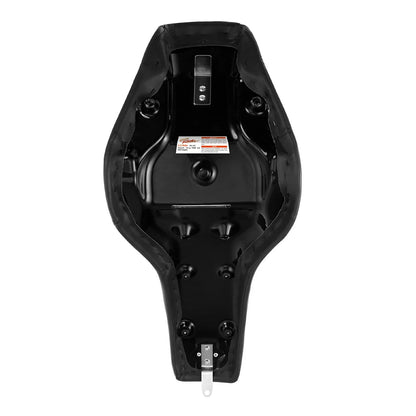 Black Driver Rider Passenger Seat for Harley Softail Street Bob (2018-2025)