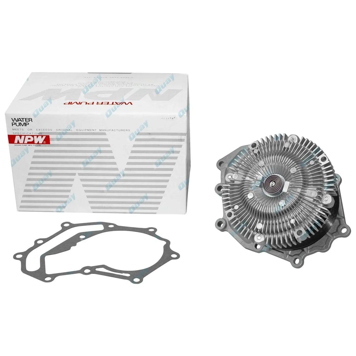 NPW Water Pump + Fan Clutch for Nissan Patrol GU Y61 2000-1/07 ZD30 3.0 Diesel