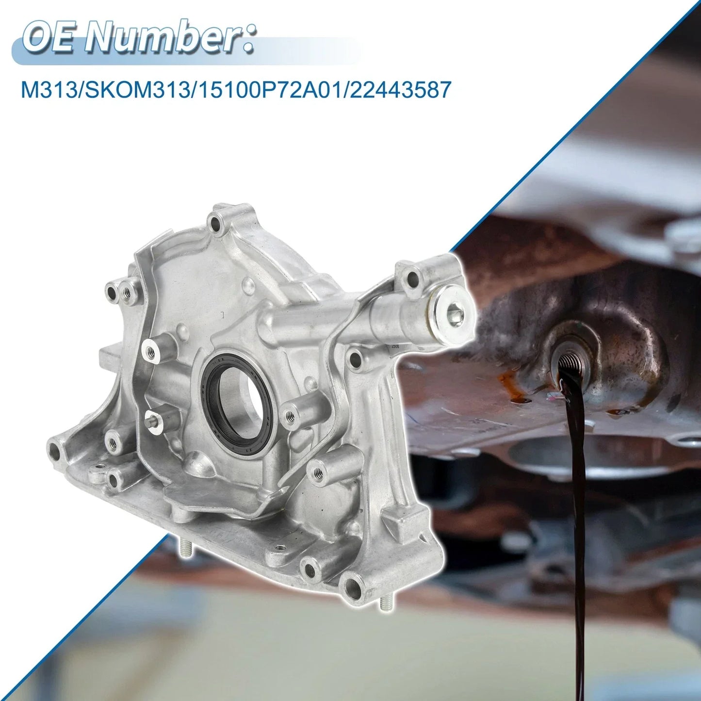 Engine Oil Pump for Acura Integra 1996-2001 (2 x Pressure Pumps)