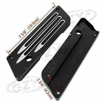 Saddlebag Latch Covers for Harley Touring Road King Street Glide (93-13)