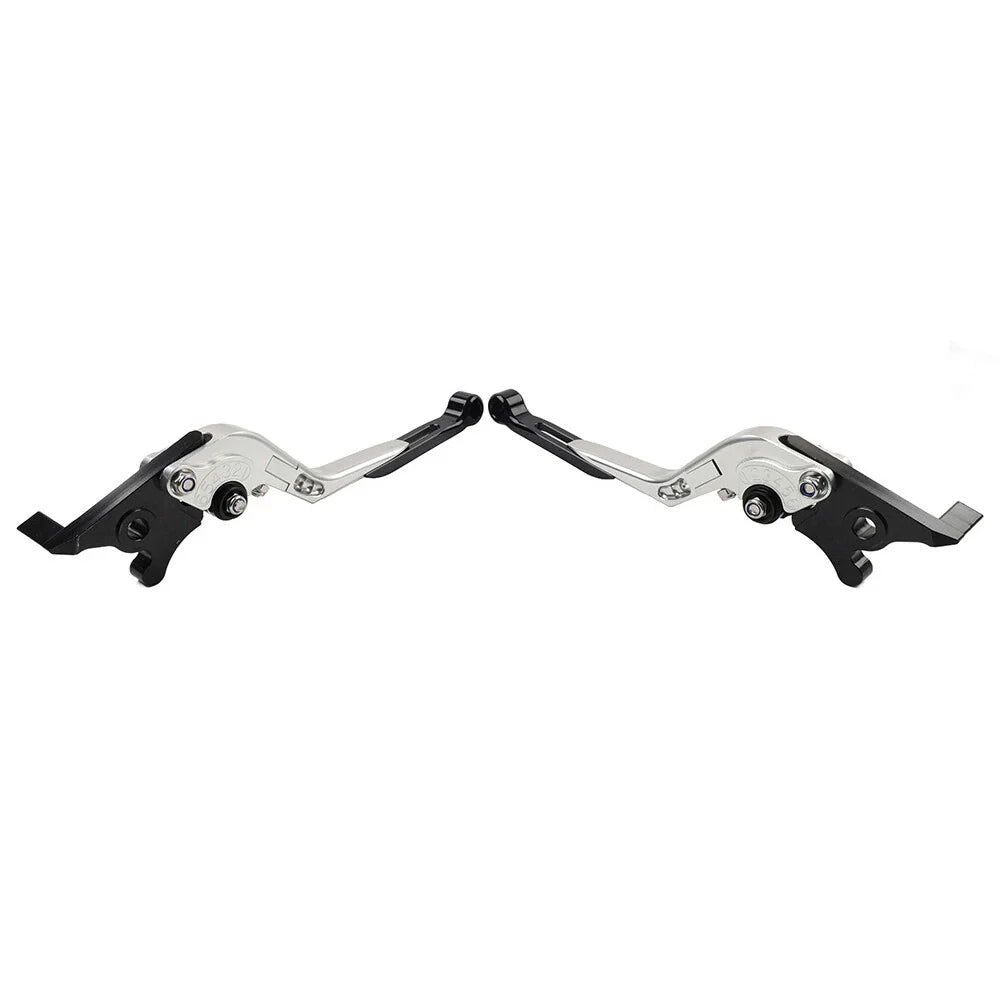 Silver Extendable Brake Clutch Levers for Daytona 675 Street Triple (2006-2018)