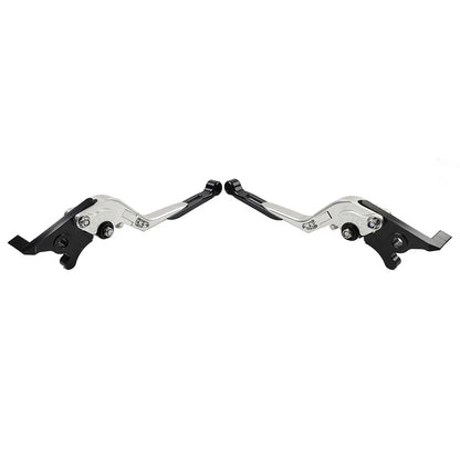 Silver Extendable Brake Clutch Levers for Daytona 675 Street Triple (2006-2018)