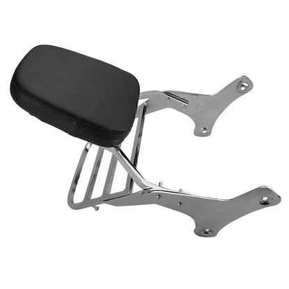 Sissy Bar Backrest for Honda Shadow VT750 C2 VT400 1997-2003 Black & Silver
