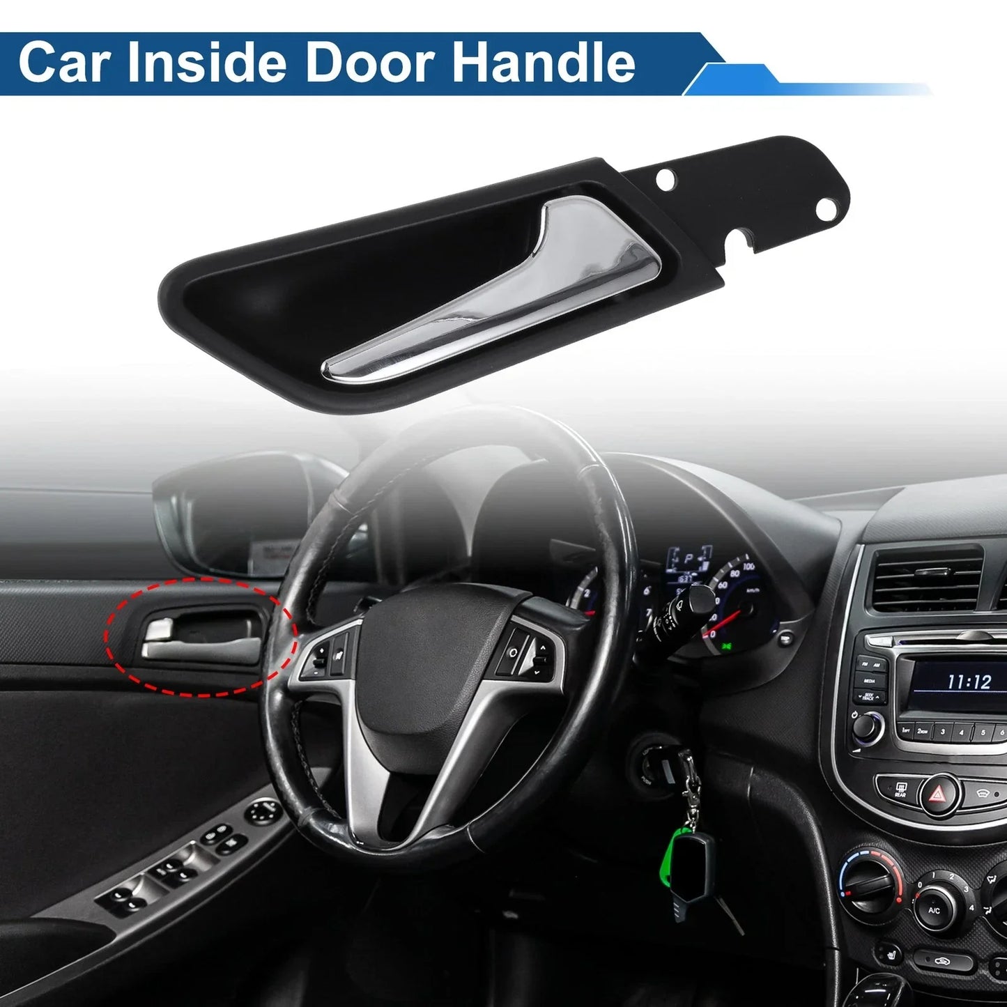 Driver Side Interior Door Handle for Mercedes-Benz A180 (2005-2012)