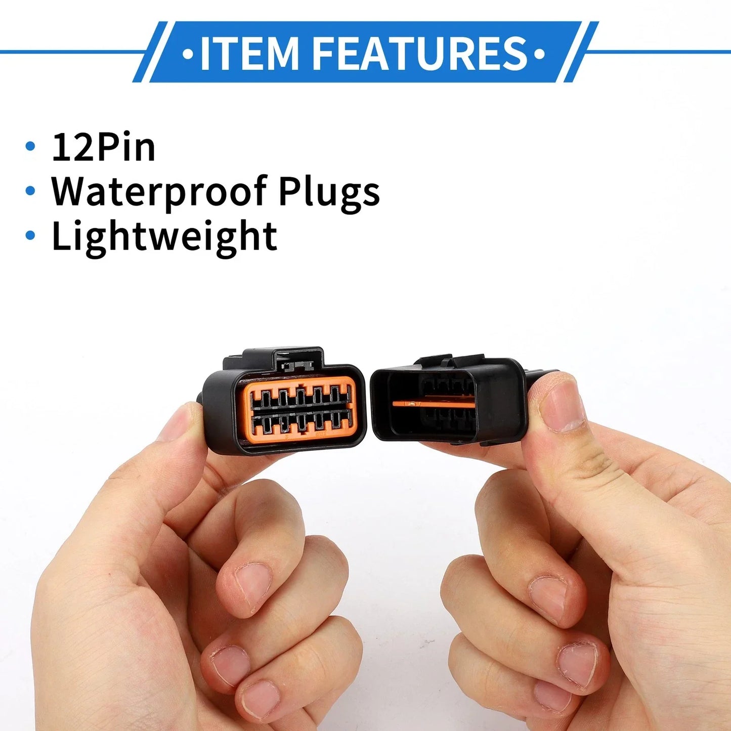 12 Pin Front Headlight Connector Plug for Hyundai - 1 Set